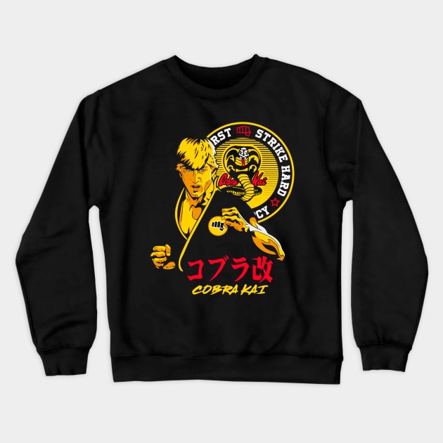 cobra kai Crewneck Sweatshirt by PaperHead